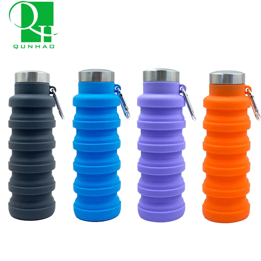 Platinum Grade Silicone Telescopic Cup Sports Water Cup Outdoor Children's Water Bottle Water Bottle Foldable Cup