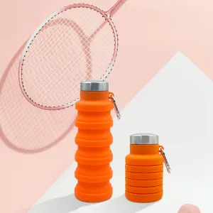 Platinum Grade Silicone Telescopic Cup Sports Water Cup Outdoor Children's Water Bottle Water Bottle Foldable Cup