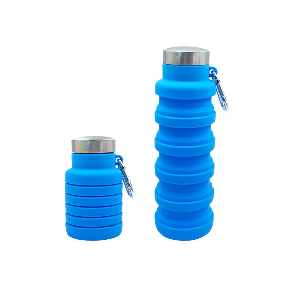 Platinum Grade Silicone Telescopic Cup Sports Water Cup Outdoor Children's Water Bottle Water Bottle Foldable Cup