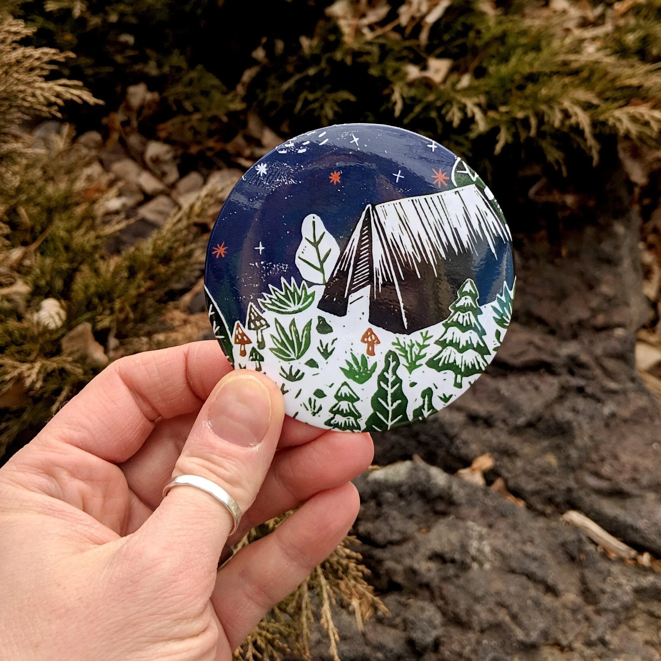 pocket mirror | camp out