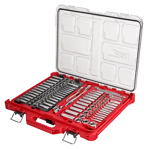 Ratchet and Socket Tray - Milwaukee 106pc. 1/4" & 3/8” Drive Ratchet and Socket Trays- SAE & Metric, 48-22-9486T
