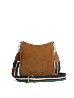 Richmond Messenger Bag - Tan Suede