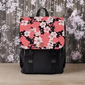 Sakura Unisex Casual Shoulder Backpack
