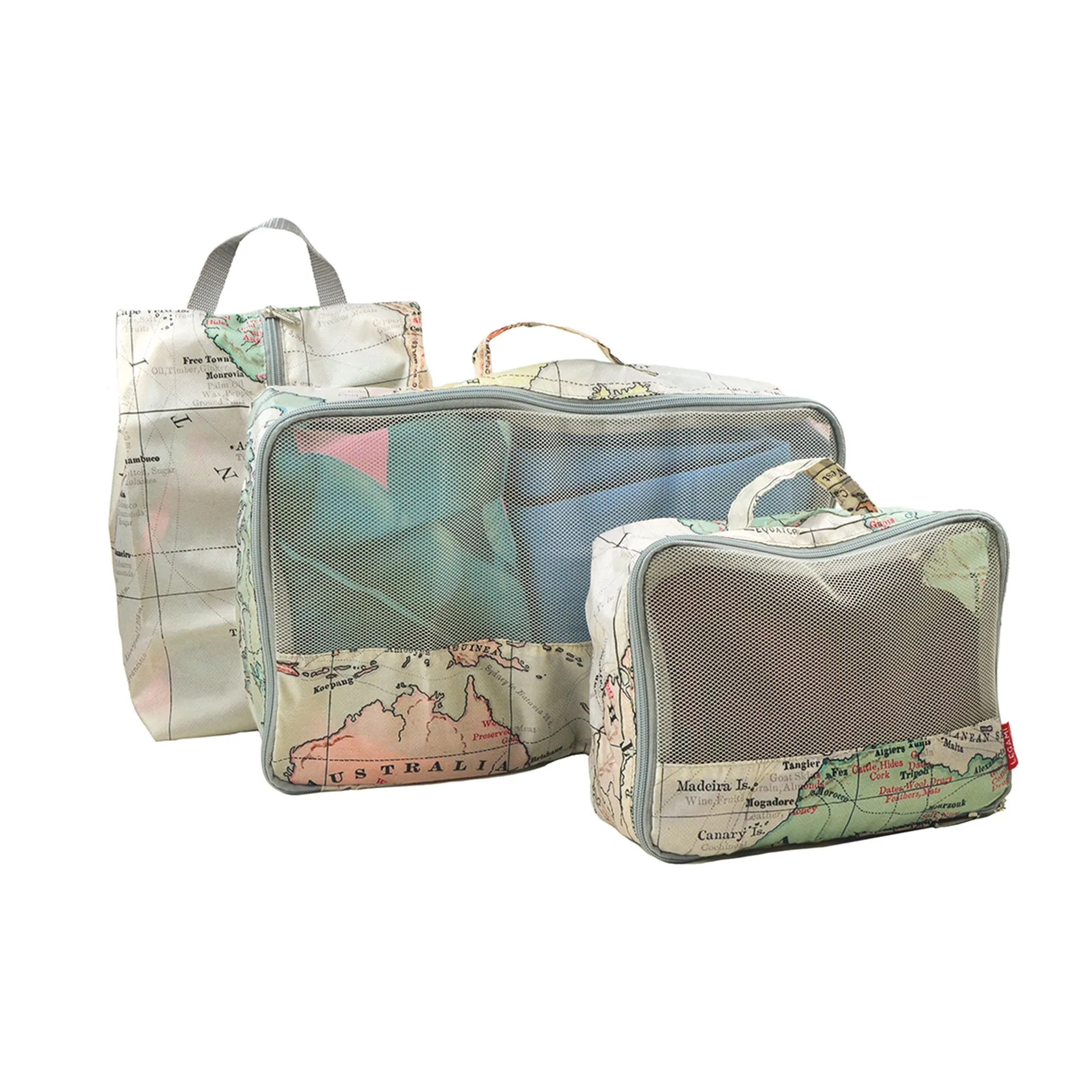 Set Of 3 Travel Bags - Travel Organiser Set - Travel