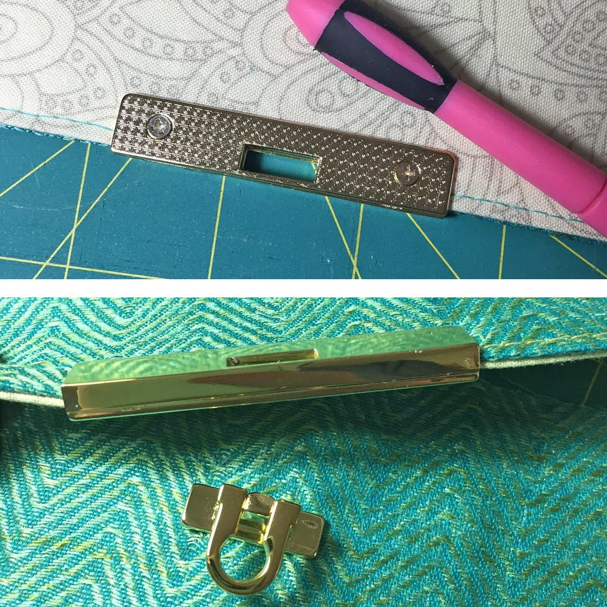 Small Bar Lock with Flip Closure