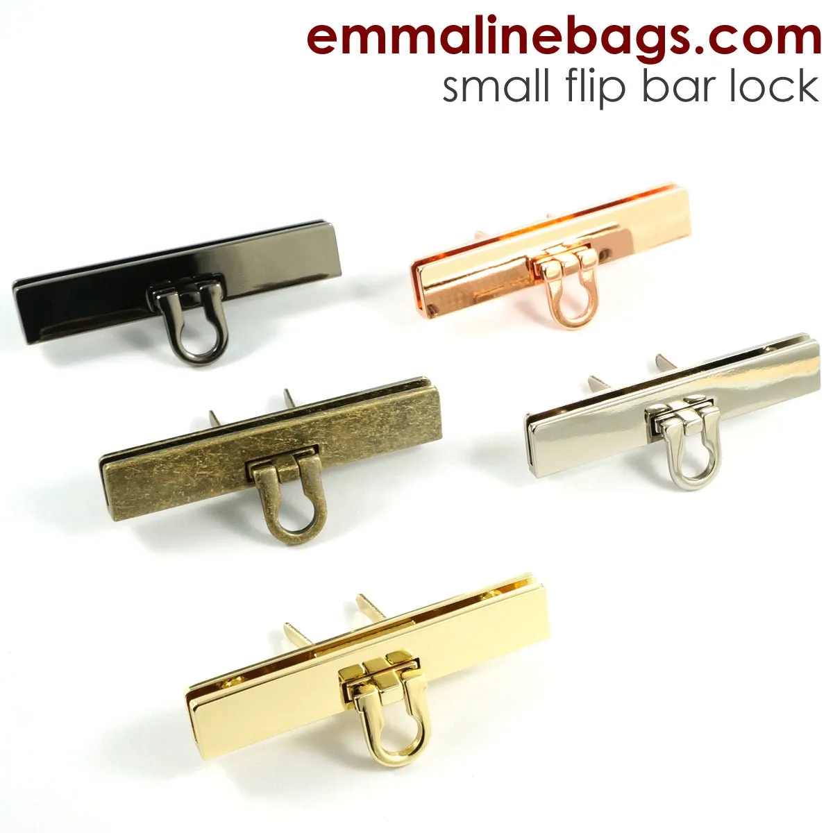 Small Bar Lock with Flip Closure