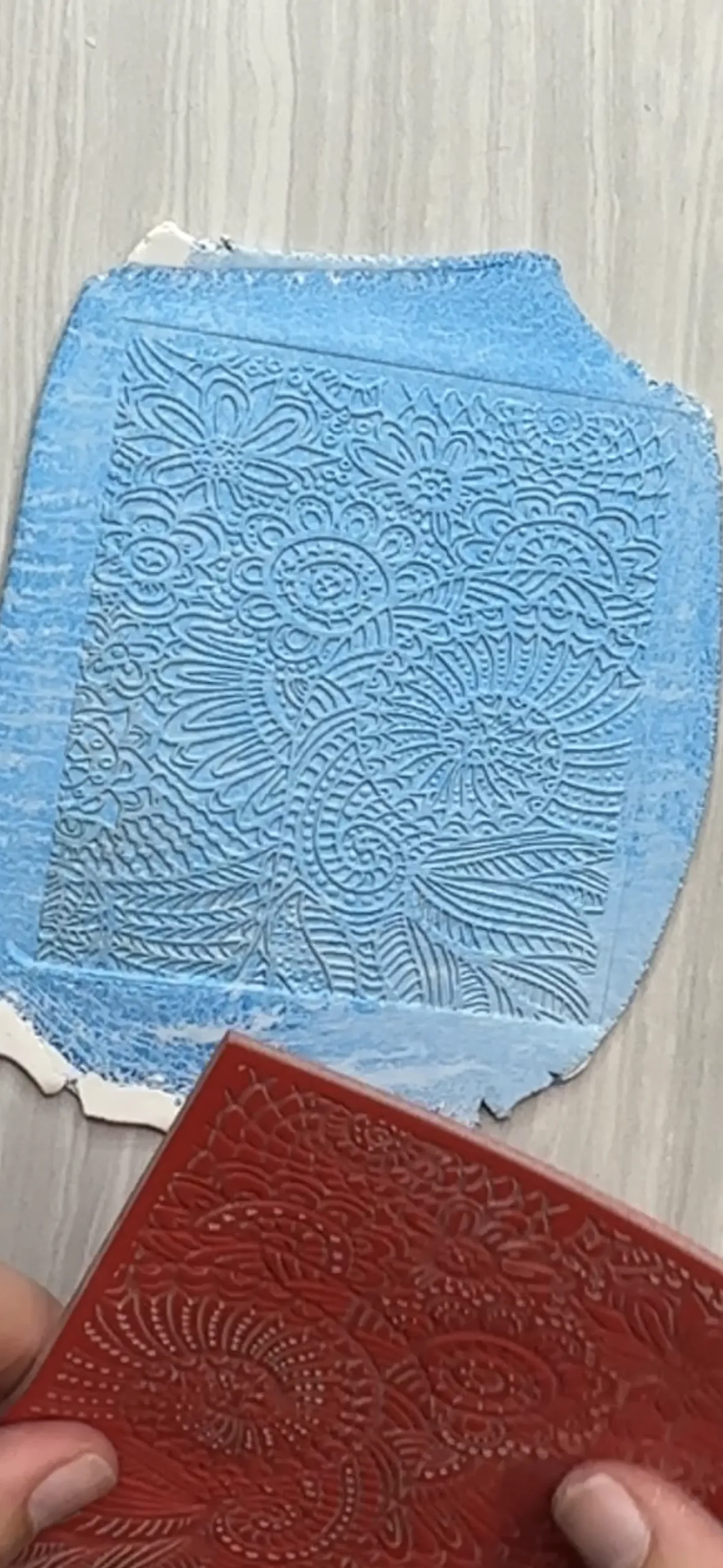 Spiral Snails Texture Mat rubber Stamp for polymer clay paper Gelli plate and resin ZIA