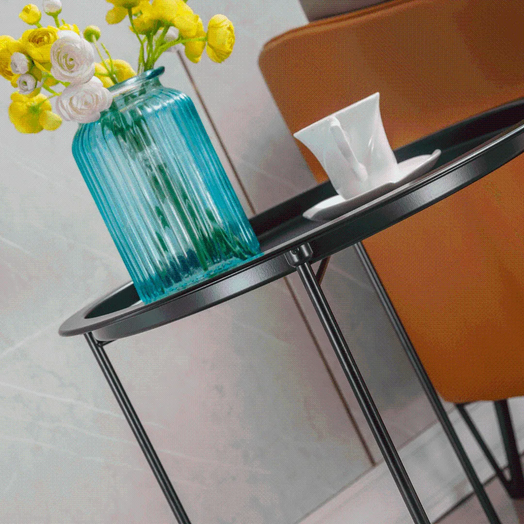 Steel Coffee Stool/Tray - TT-01