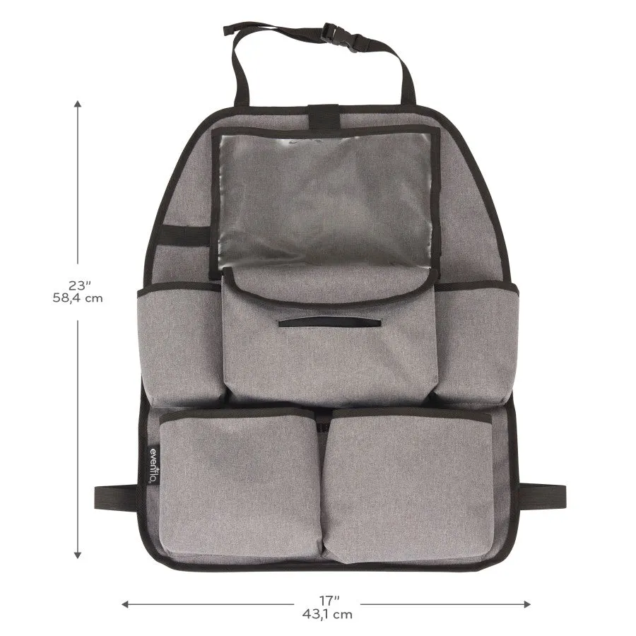 Universal Deluxe Car Backseat Organizer With Clear Pocket