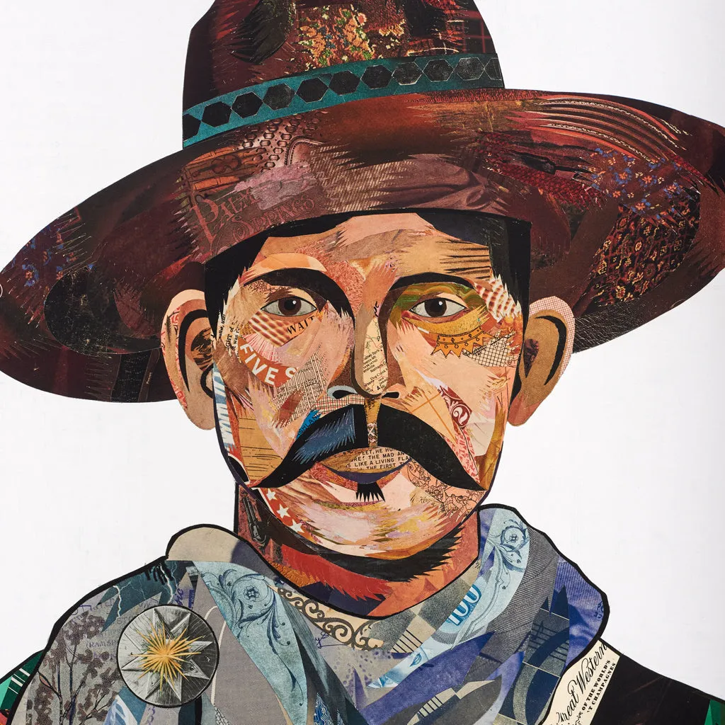 VAQUERO (TIGERS) canvas art print with float frame