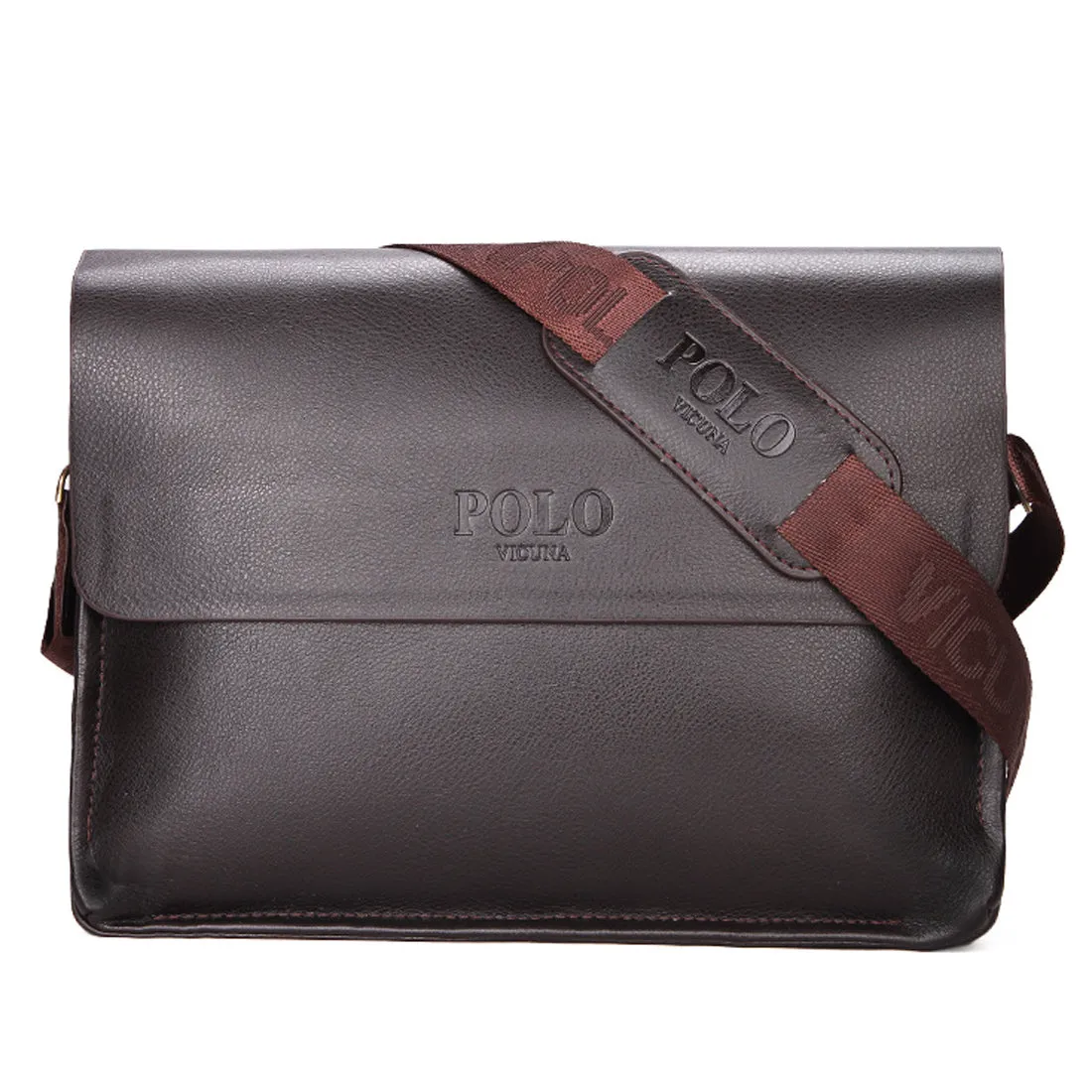 Vicuna Polo Vintage Leder Bürotasche - Dunkel Braun