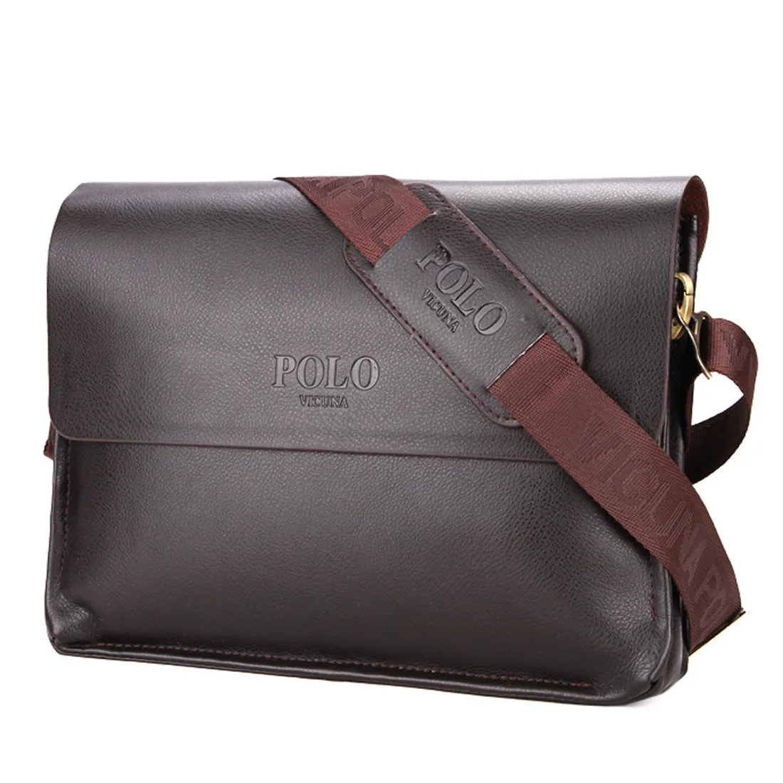 Vicuna Polo Vintage Leder Bürotasche - Dunkel Braun