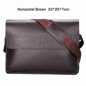 Vicuna Polo Vintage Leder Bürotasche - Dunkel Braun