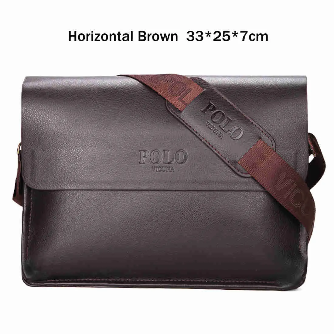 Vicuna Polo Vintage Leder Bürotasche - Dunkel Braun