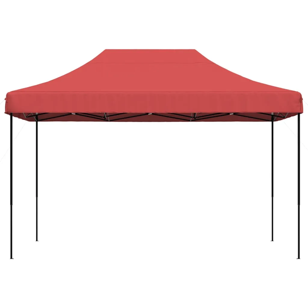vidaXL Foldable Party Tent Pop-Up Burgundy 410x279x315 cm