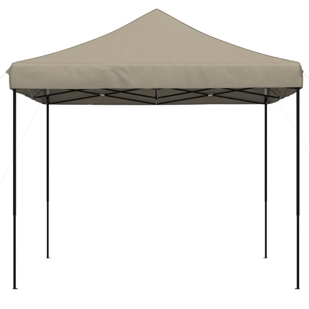 vidaXL Foldable Party Tent Pop-Up Taupe 292x292x315 cm