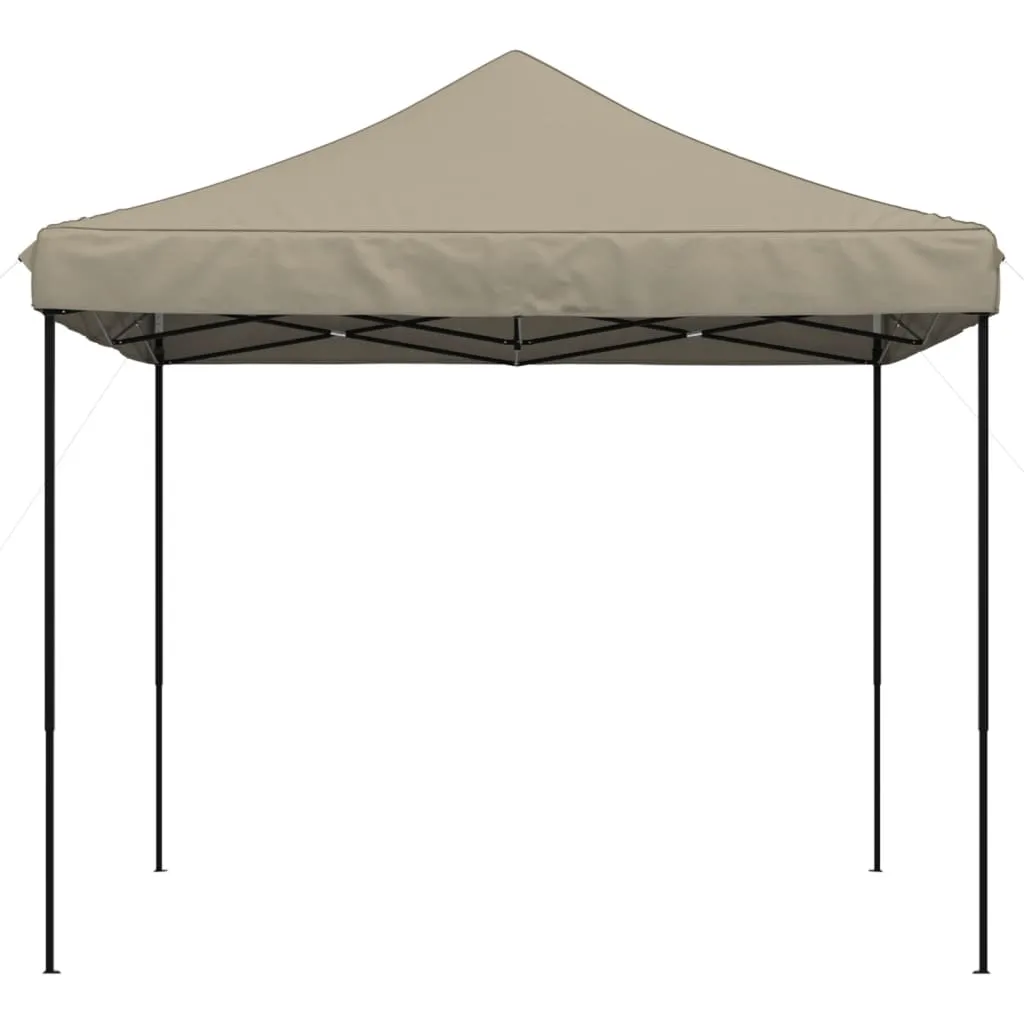 vidaXL Foldable Party Tent Pop-Up Taupe 292x292x315 cm