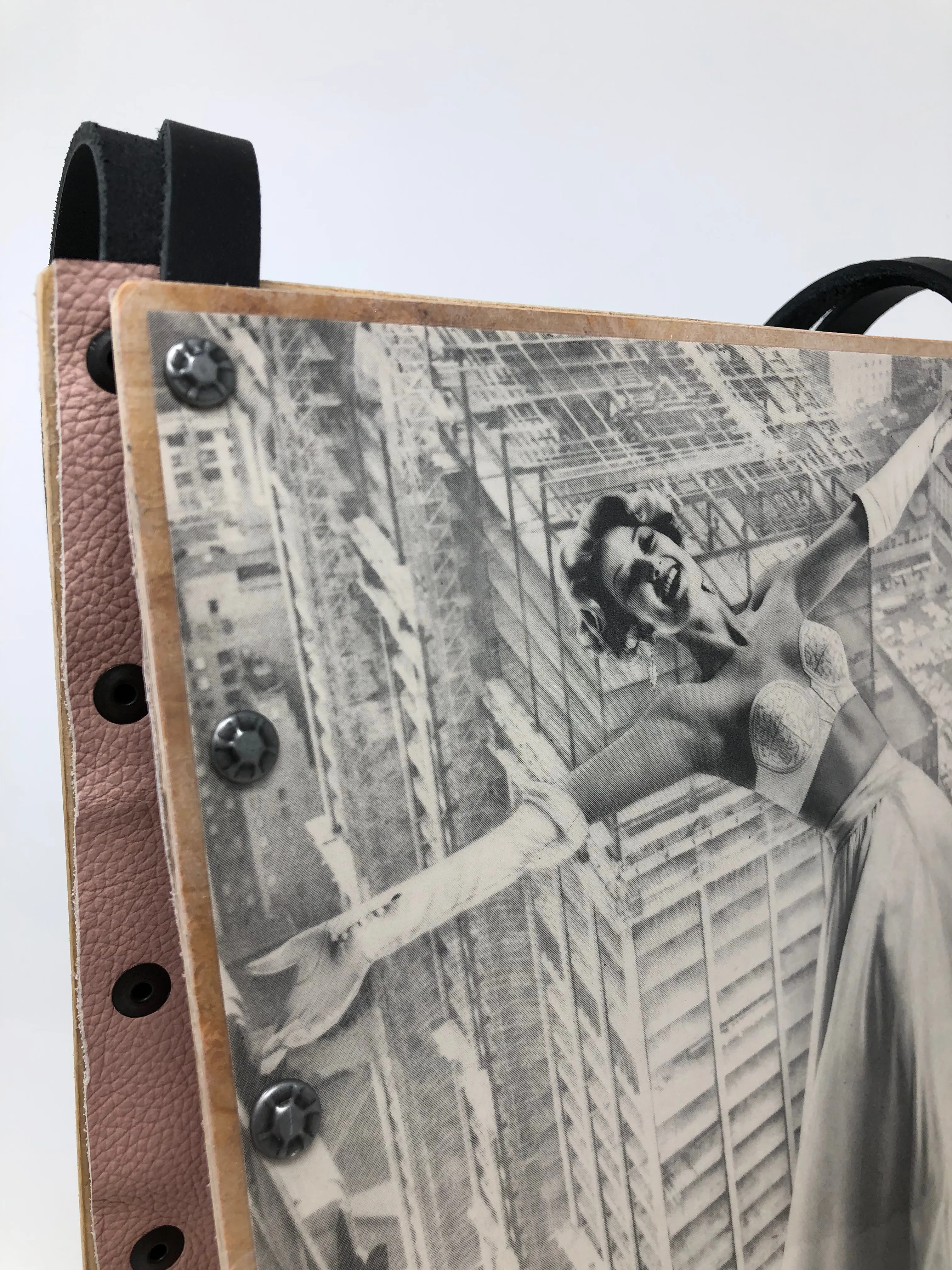 Vintage Graphics Purse - Vintage Lingerie Collage Vogue 1959
