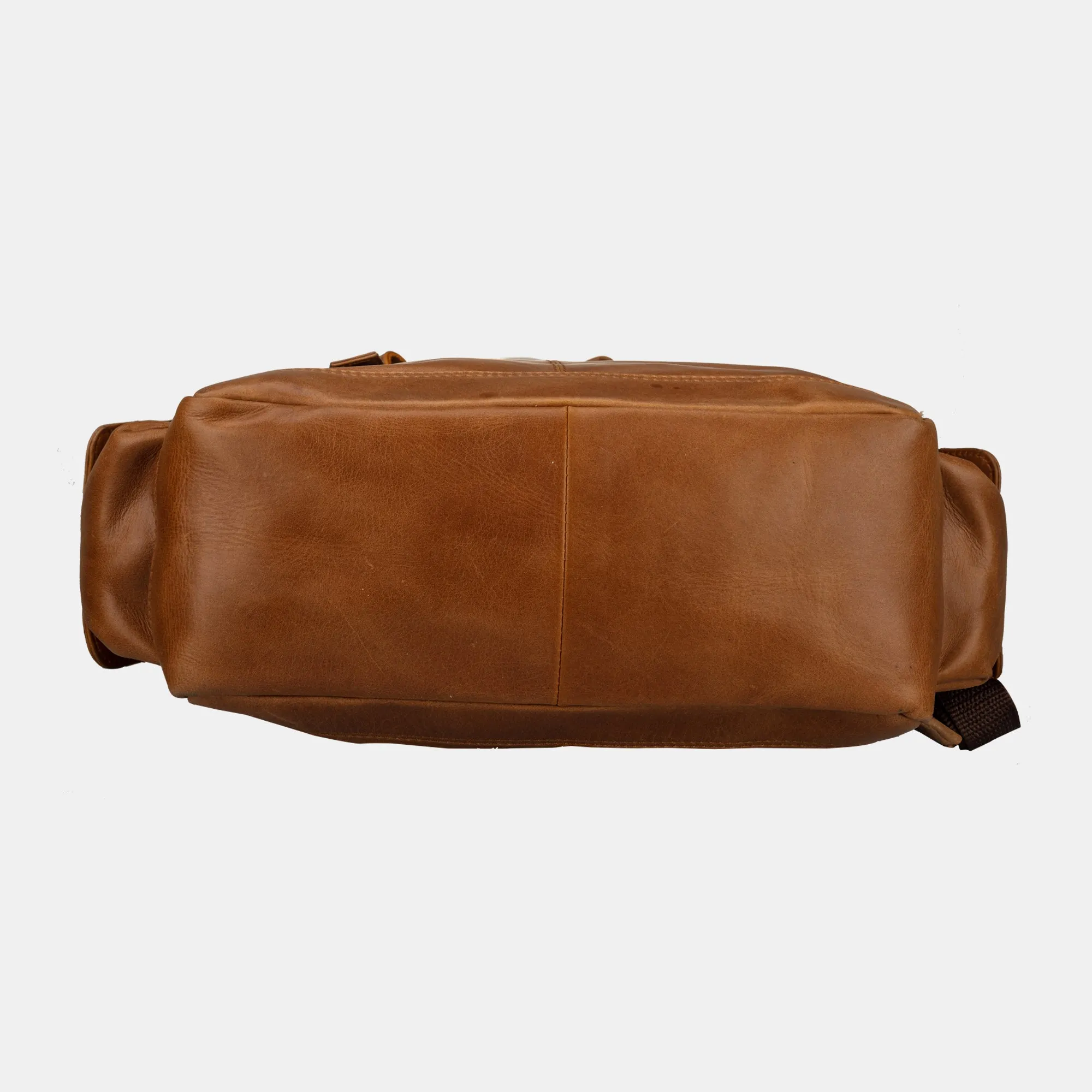 Vintage Leather Hiking Backpack