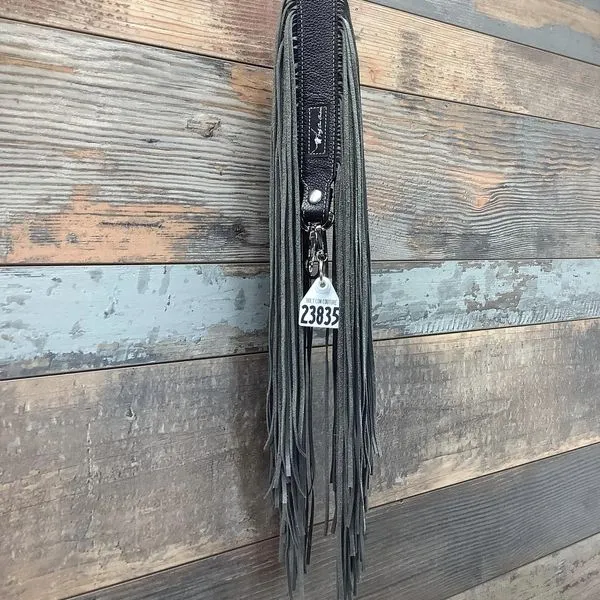 Western Mini Leather Fringe Strap 36" #23835