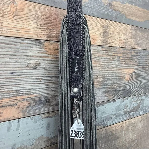 Western Mini Leather Fringe Strap 36" #23835