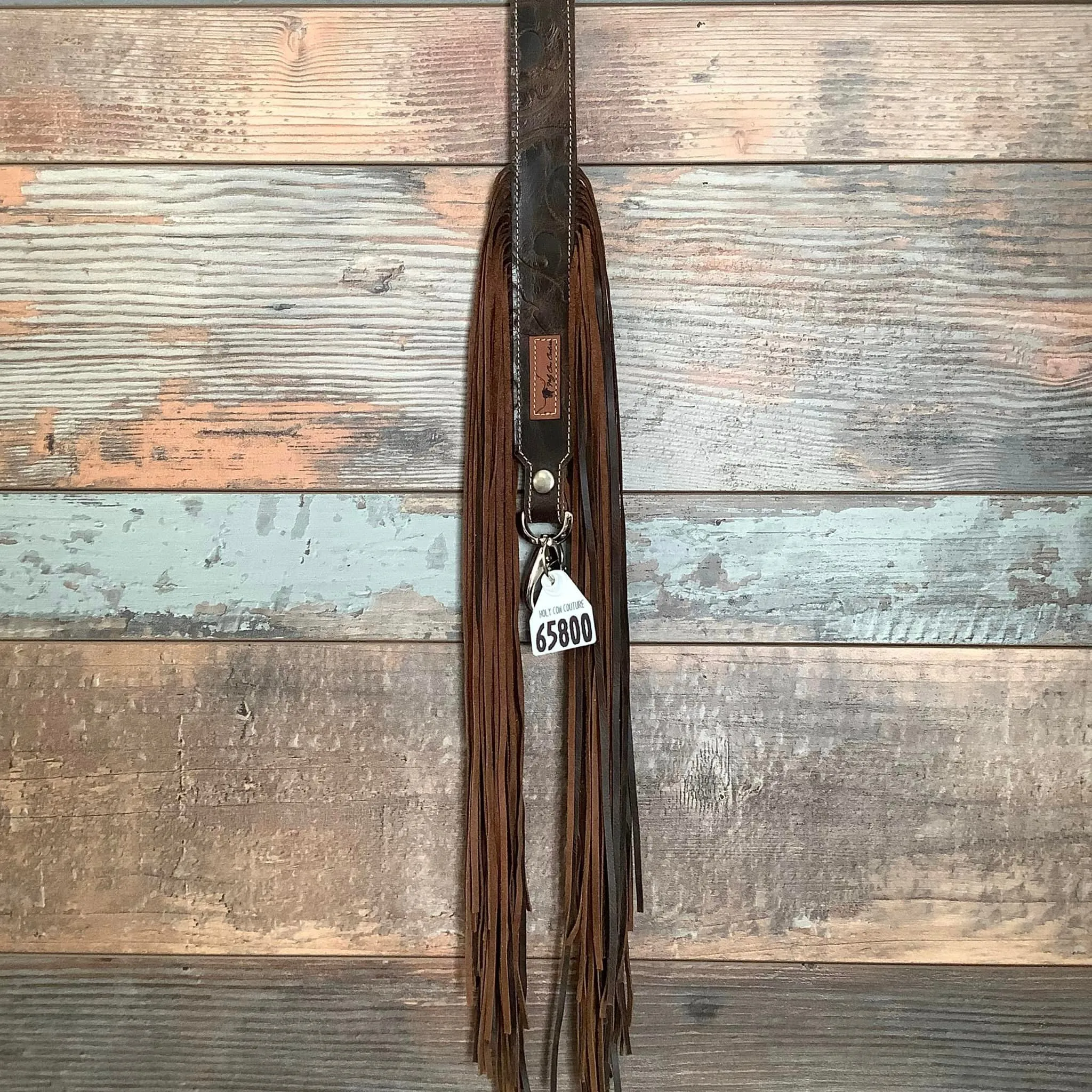 Western Mini Leather Fringe Strap 36" #65800