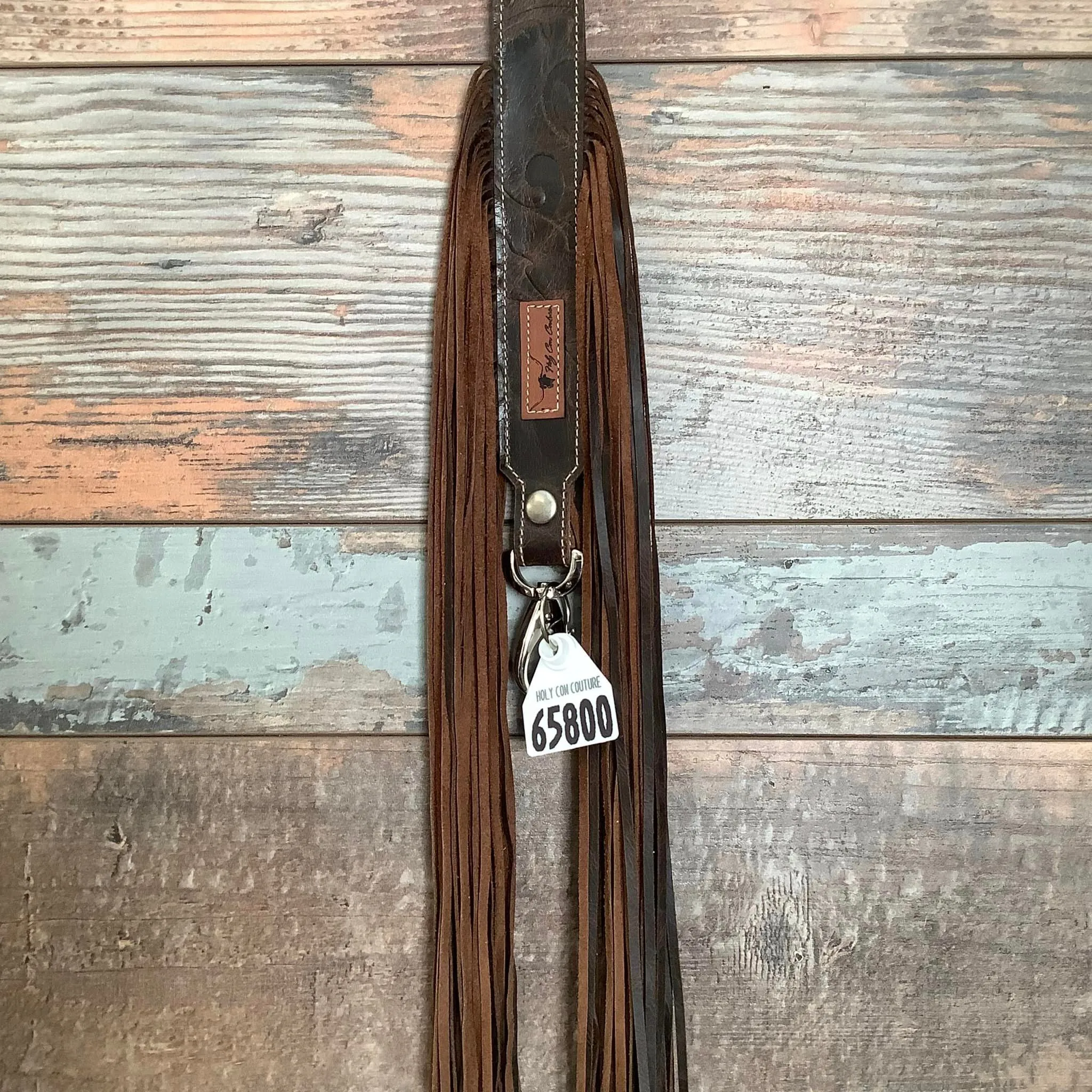 Western Mini Leather Fringe Strap 36" #65800