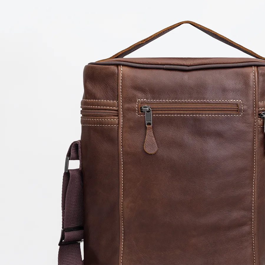 Wine Cooler Jumbo Carry Bag Leather