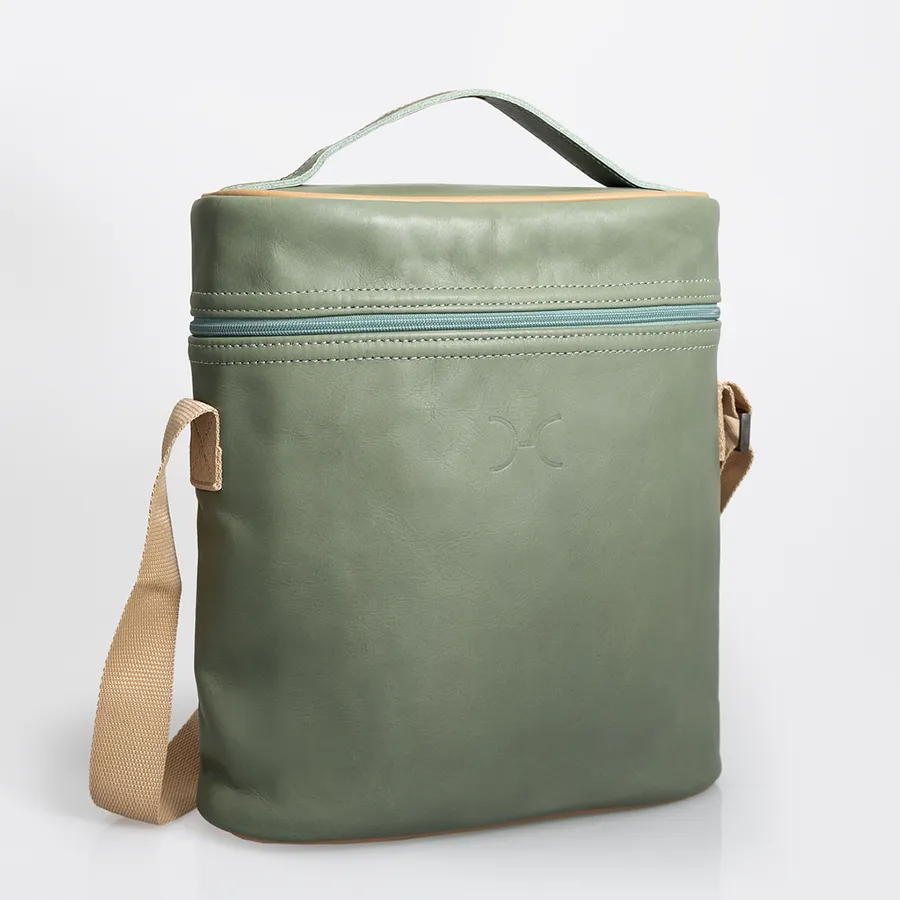 Wine Cooler Jumbo Carry Bag Leather