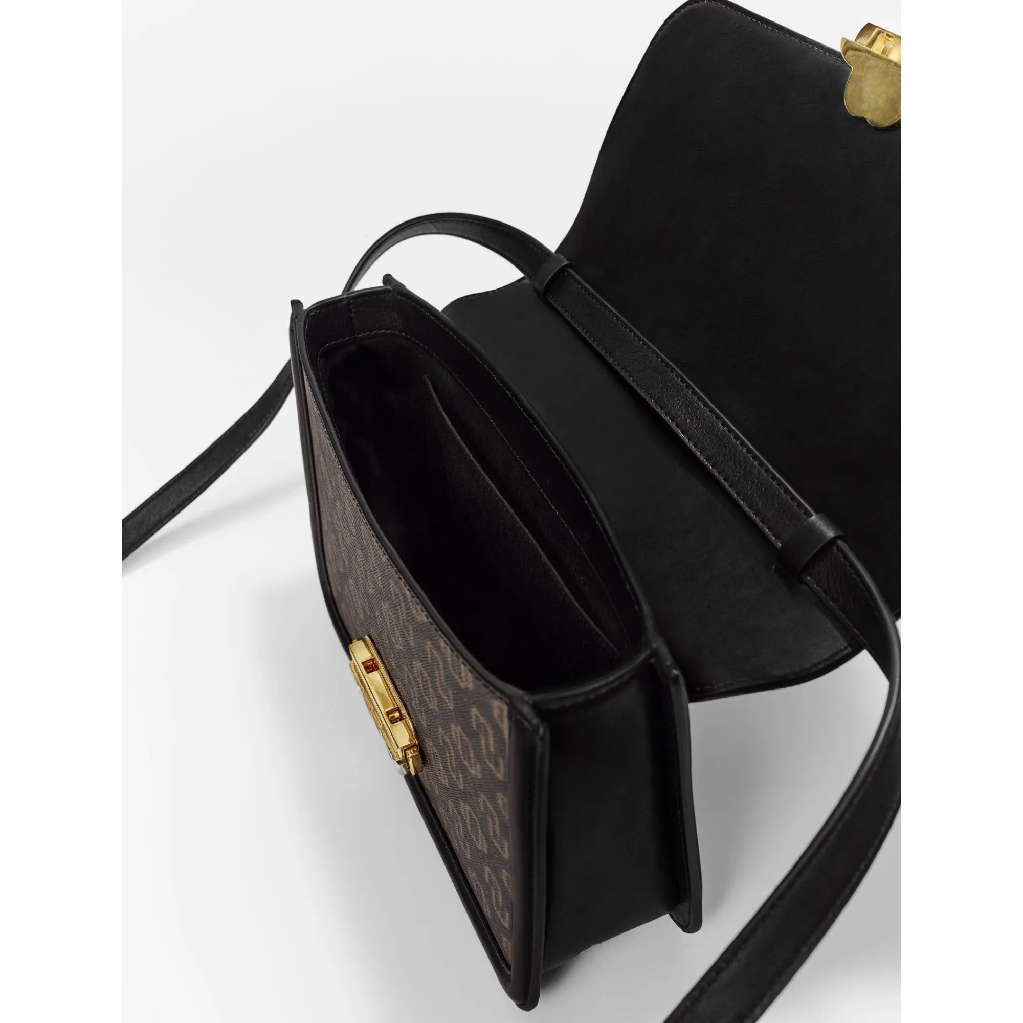 Women Clover Canvas Bag - Brown