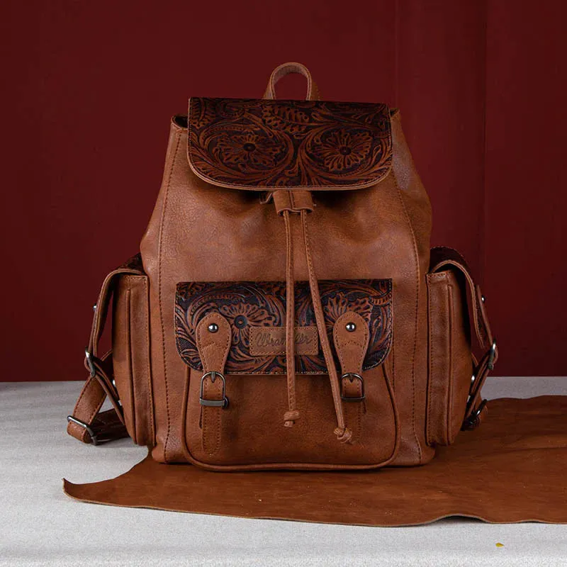 Wrangler Floral Tooled Backpack