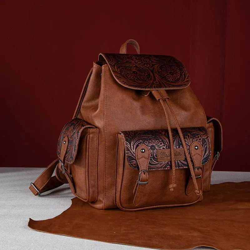 Wrangler Floral Tooled Backpack