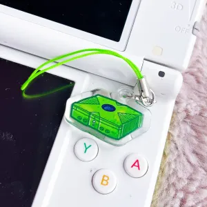 Xbox Original Mini Charm | Retro Console Phone Charm Nostalgia Gift for Gamers